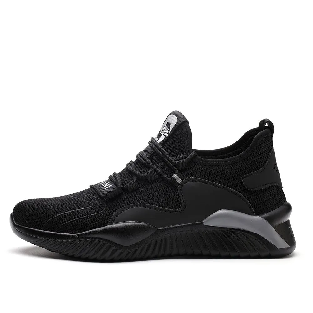 Lightest weight steel toe breathable and non slip safety shoes